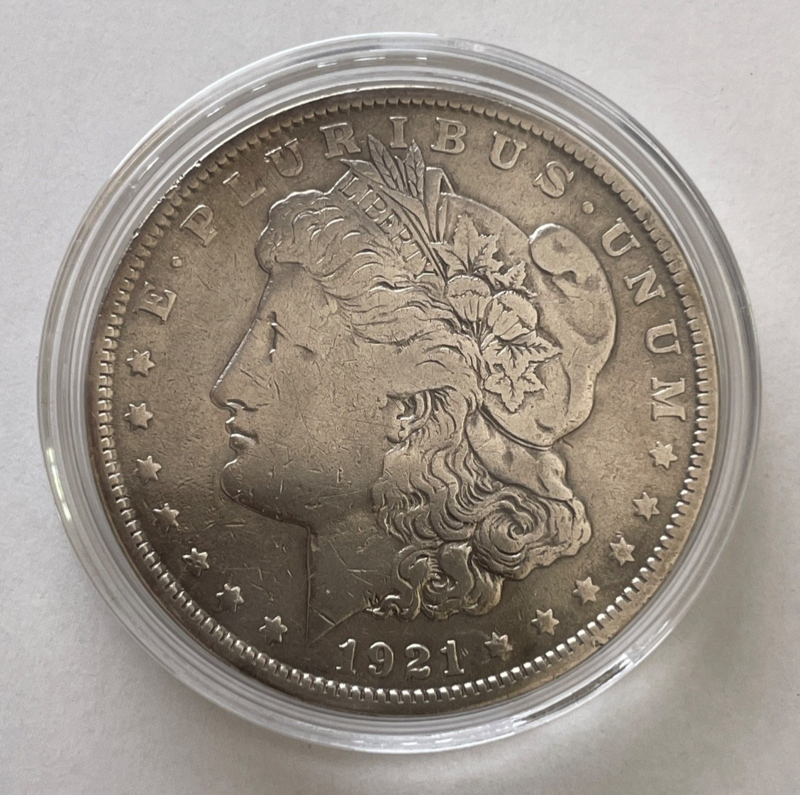 1921 United States Morgan Silver Dollar 7734 Philadelphia Mint Beautiful Coin