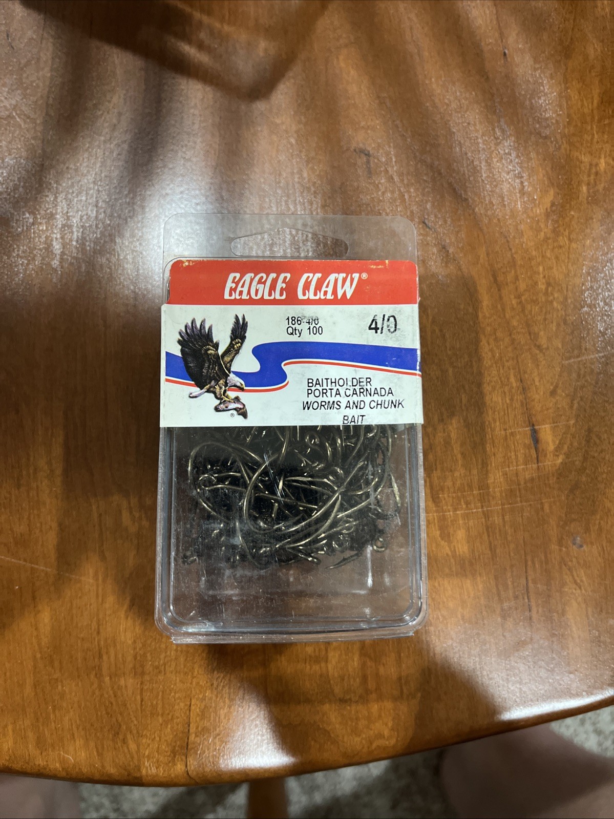 Eagle Claw Baitholder Ports Carnada  186-4/0 Worms And Chunk Bait Qty 100