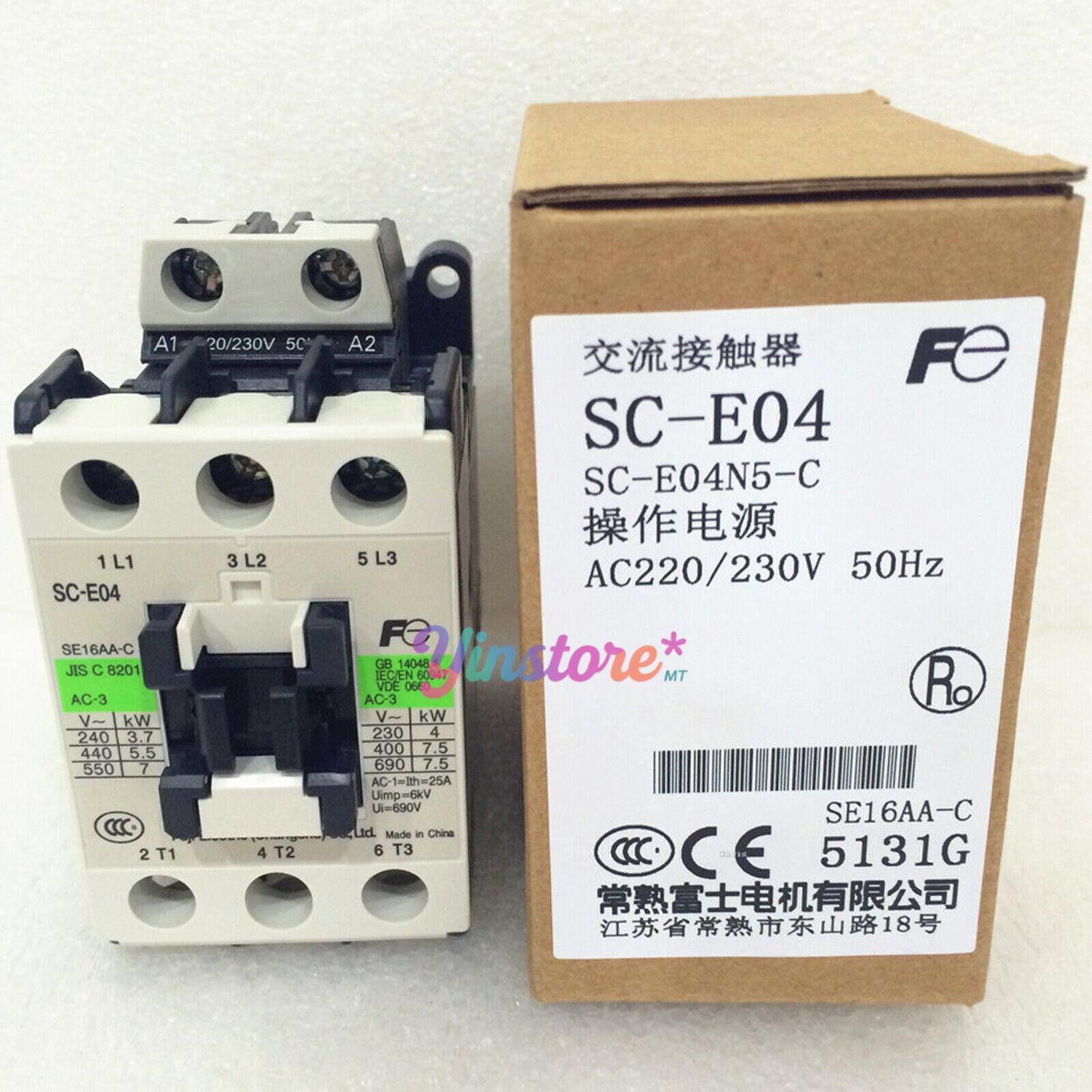 1 pc. New SC-E04 Contactor AC220V