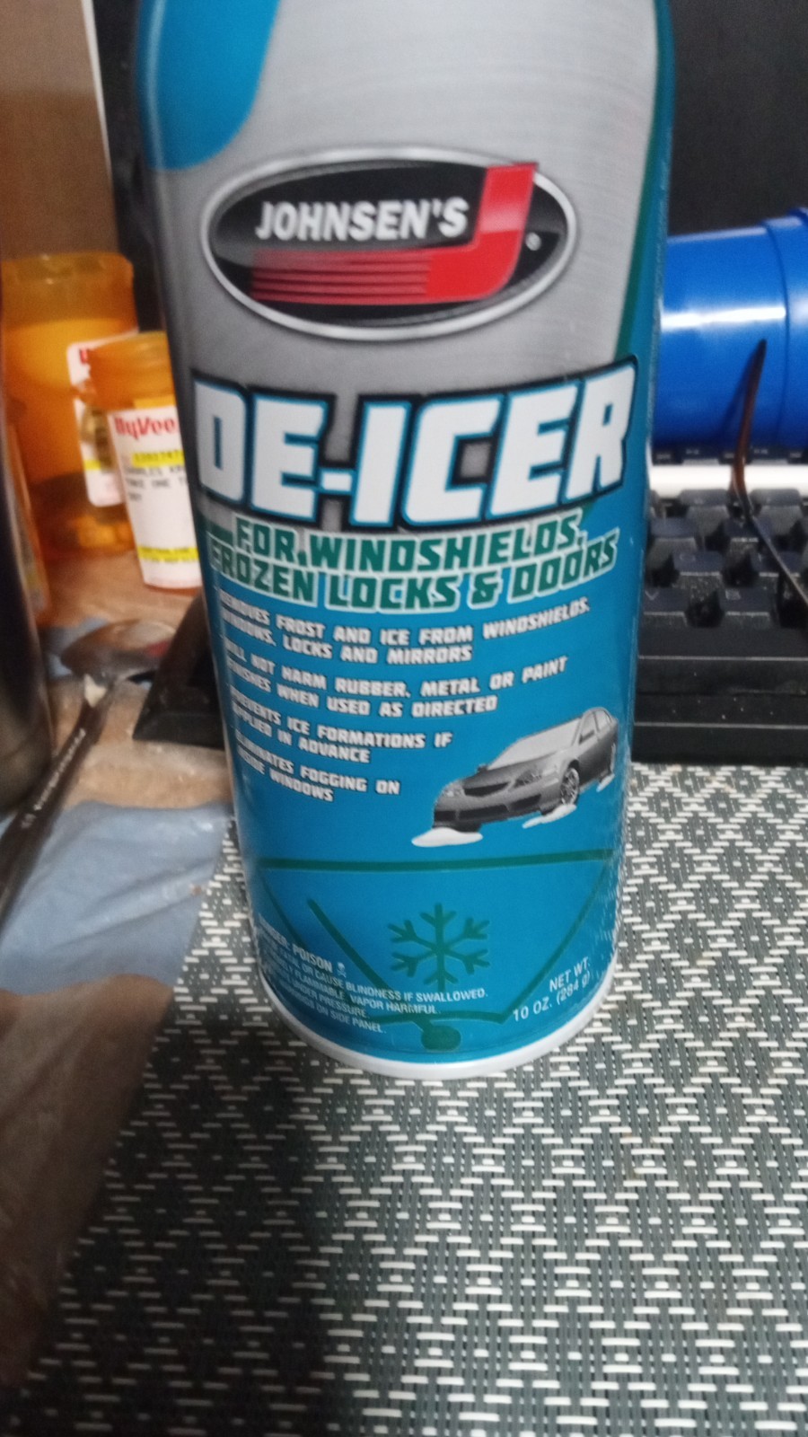 Johnsen's De-Icer For Windshield, Frozen Locks & Doors - 10 oz.
