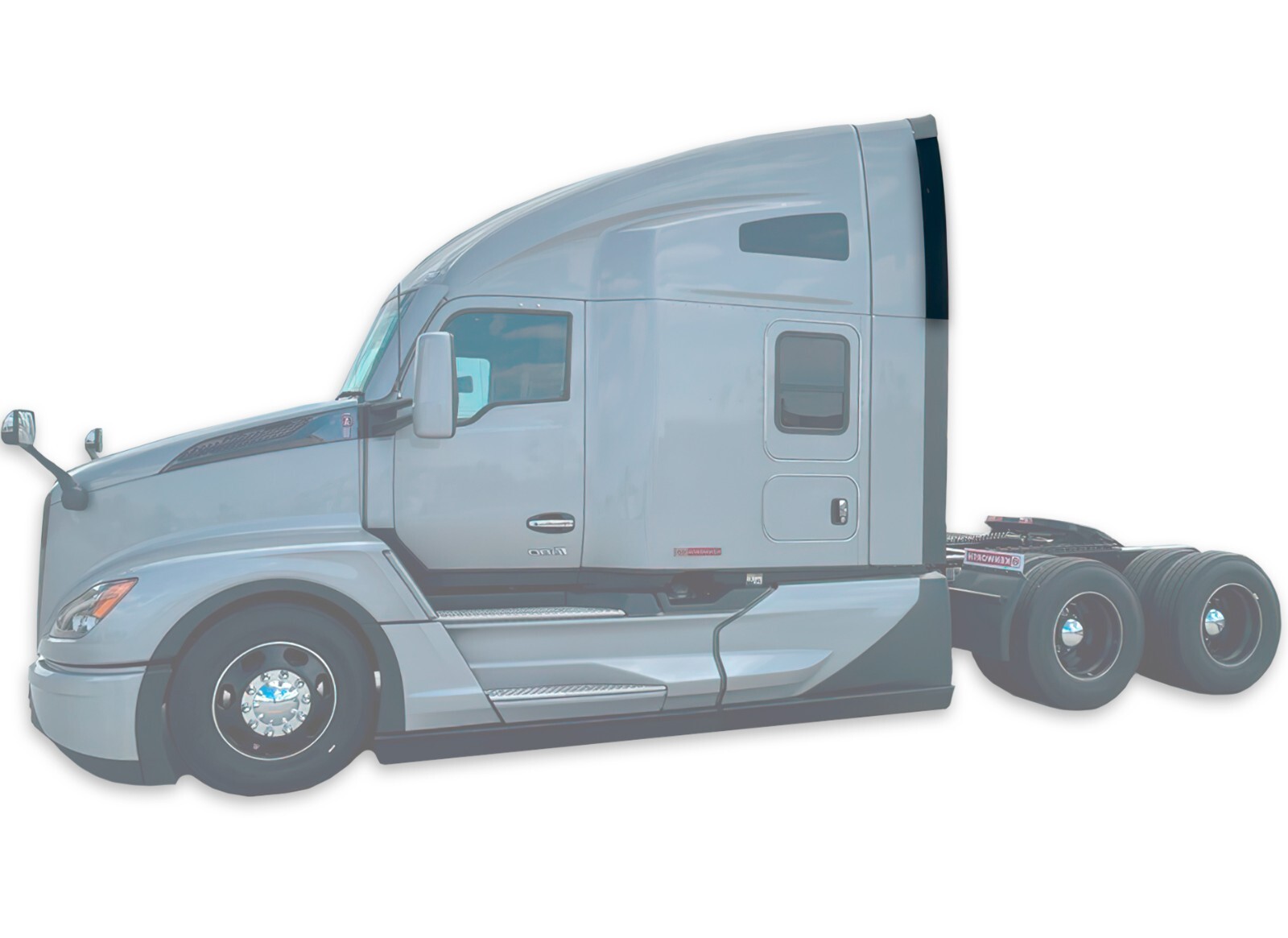 Upper Cab Fairing Extension, Left Driver Side For Kenworth T680 Next Gen 2022+