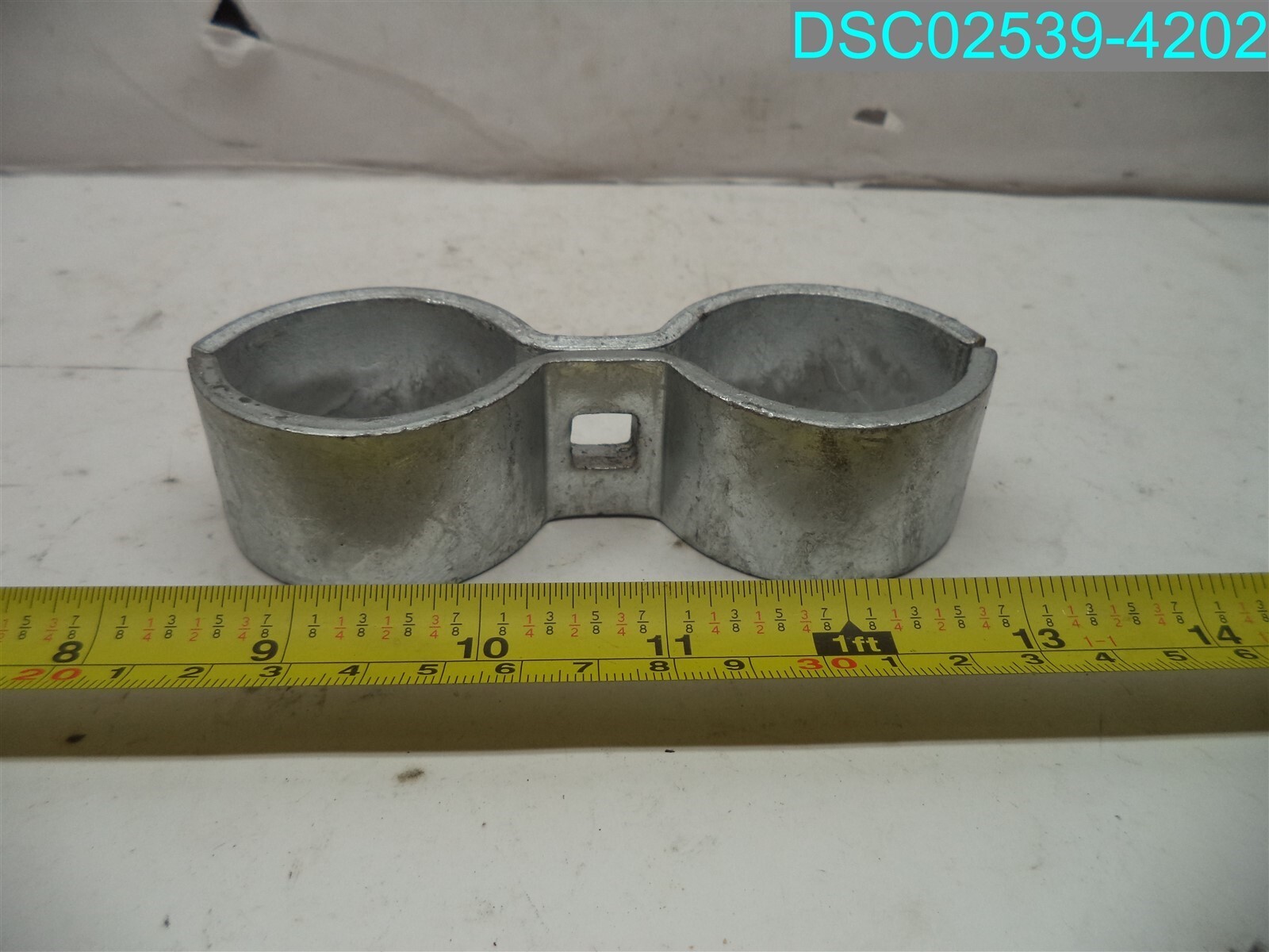 QTY=48: 1-5/8" Chain Link Galvanized Saddle Clamps