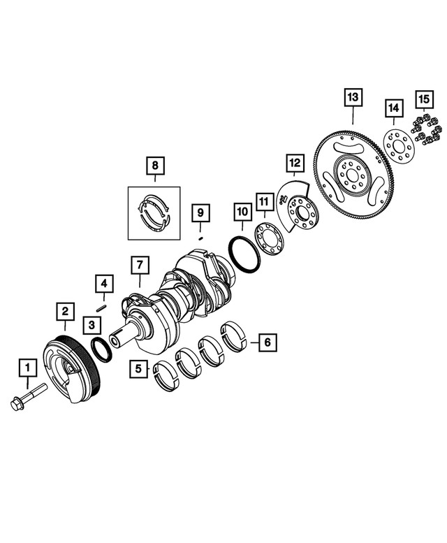 Genuine Mopar Crankshaft Reluctor Wheel 68582742AA