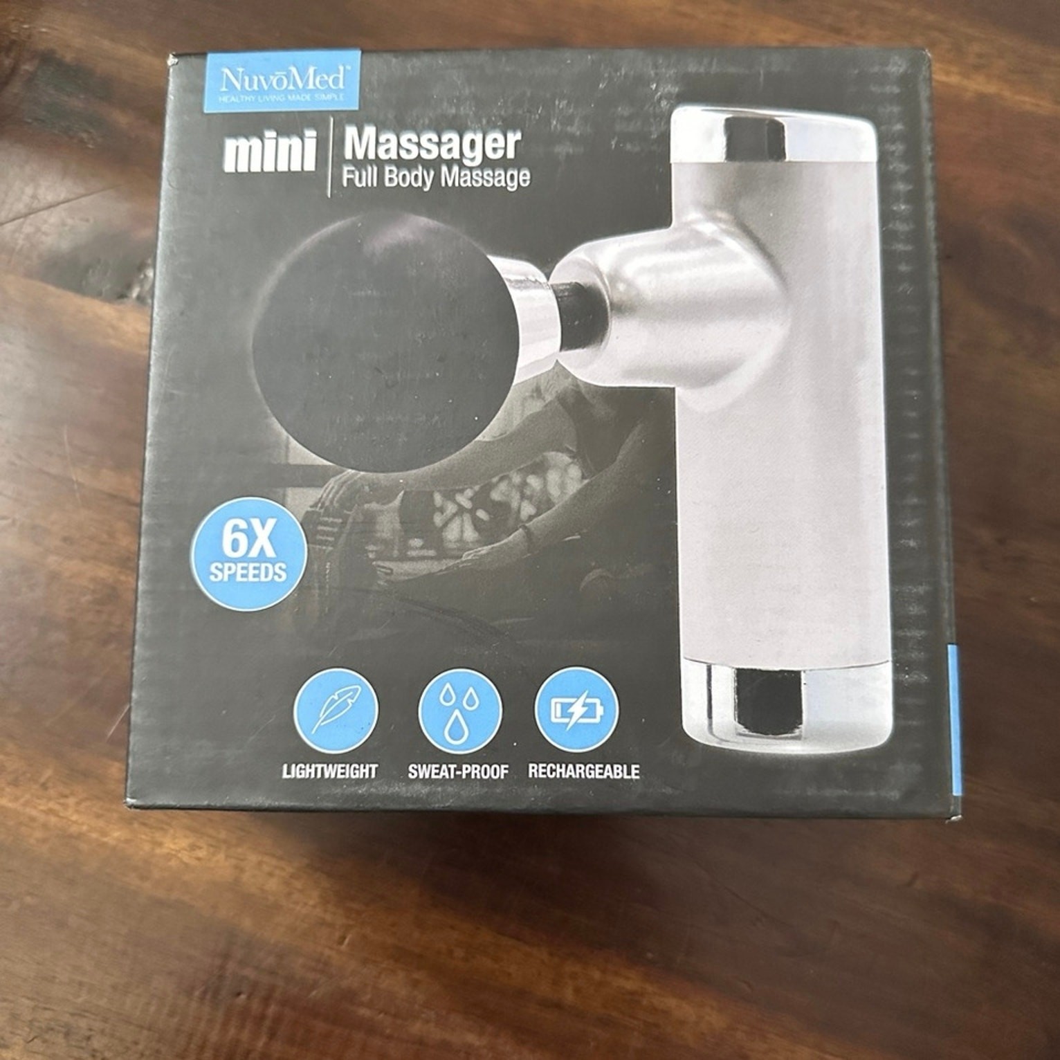 NuvoMed Mini Massager - Silver