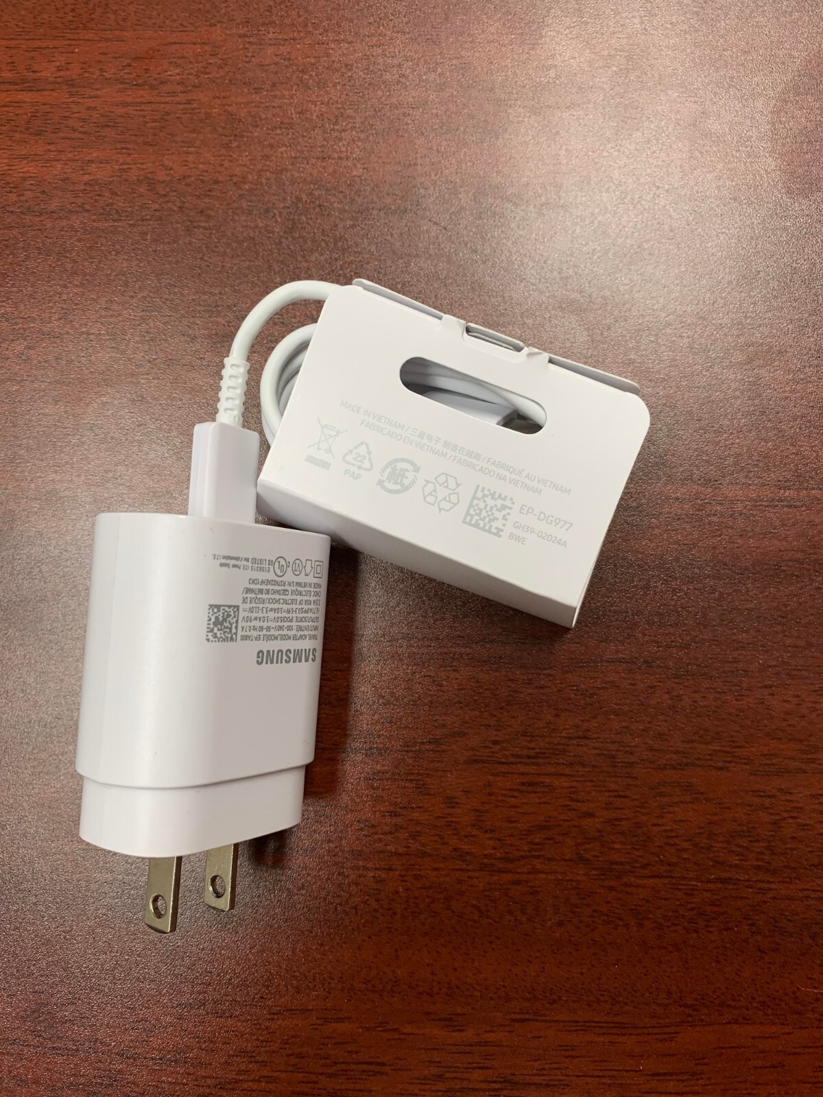 Original Samsung Galaxy A52 25W Super Fast Wall Charger & Type C Cable