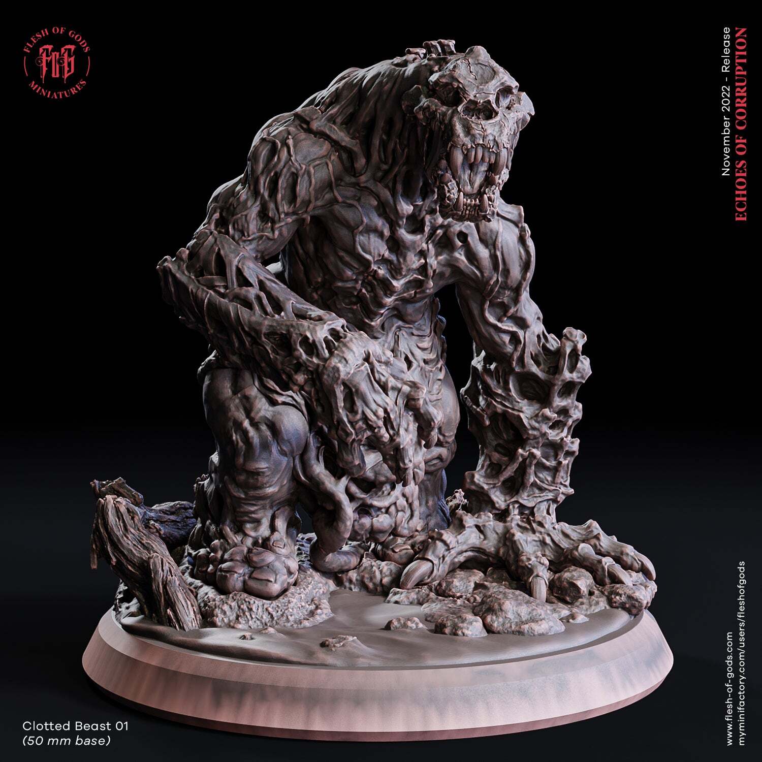 Clotted Beast 1 - Echoes of Corruption - Flesh of Gods - Wargaming D&D DnD