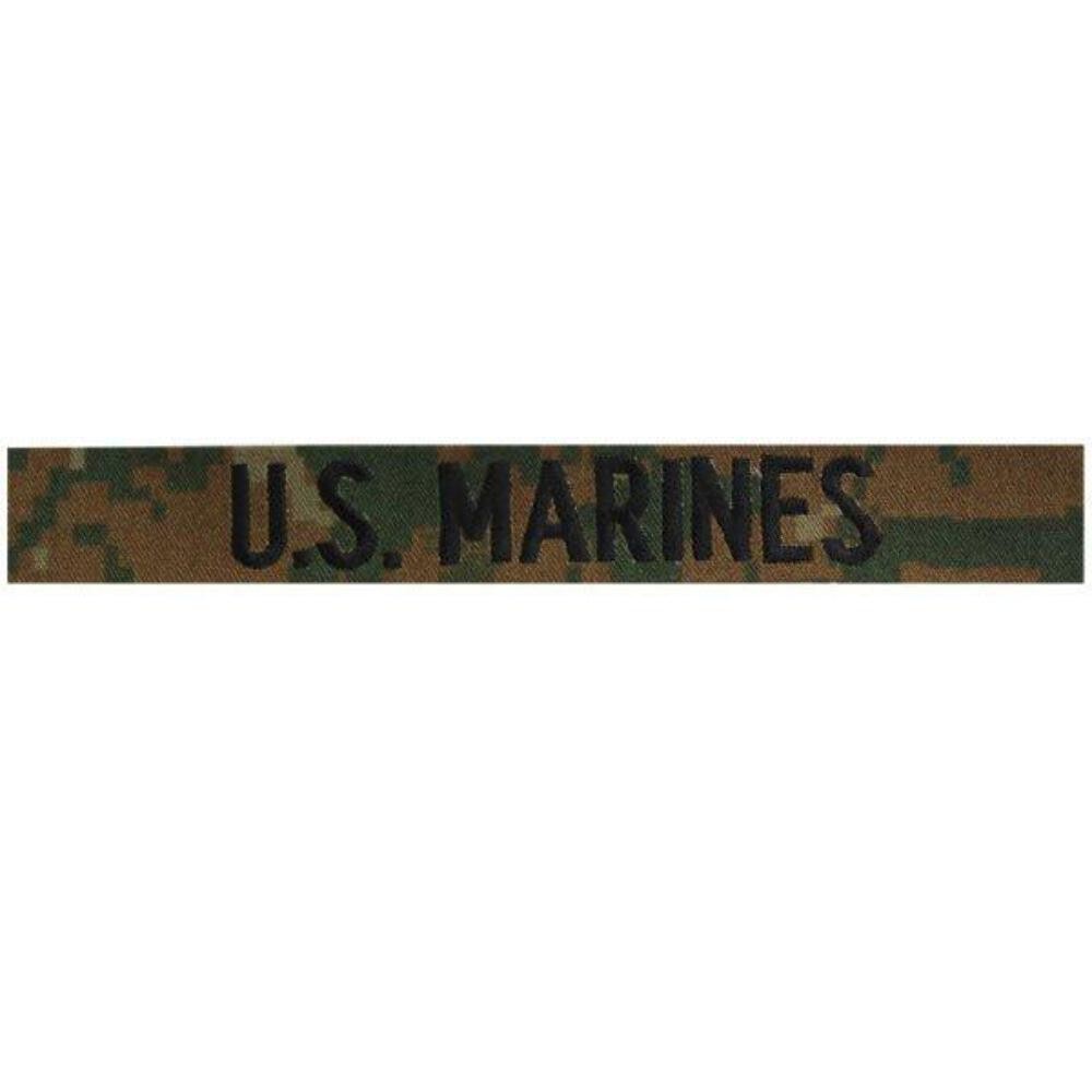 NEW Vanguard USMC Marine Corps MCCUU Branch Tape - Sew On (Woodland MARPAT)