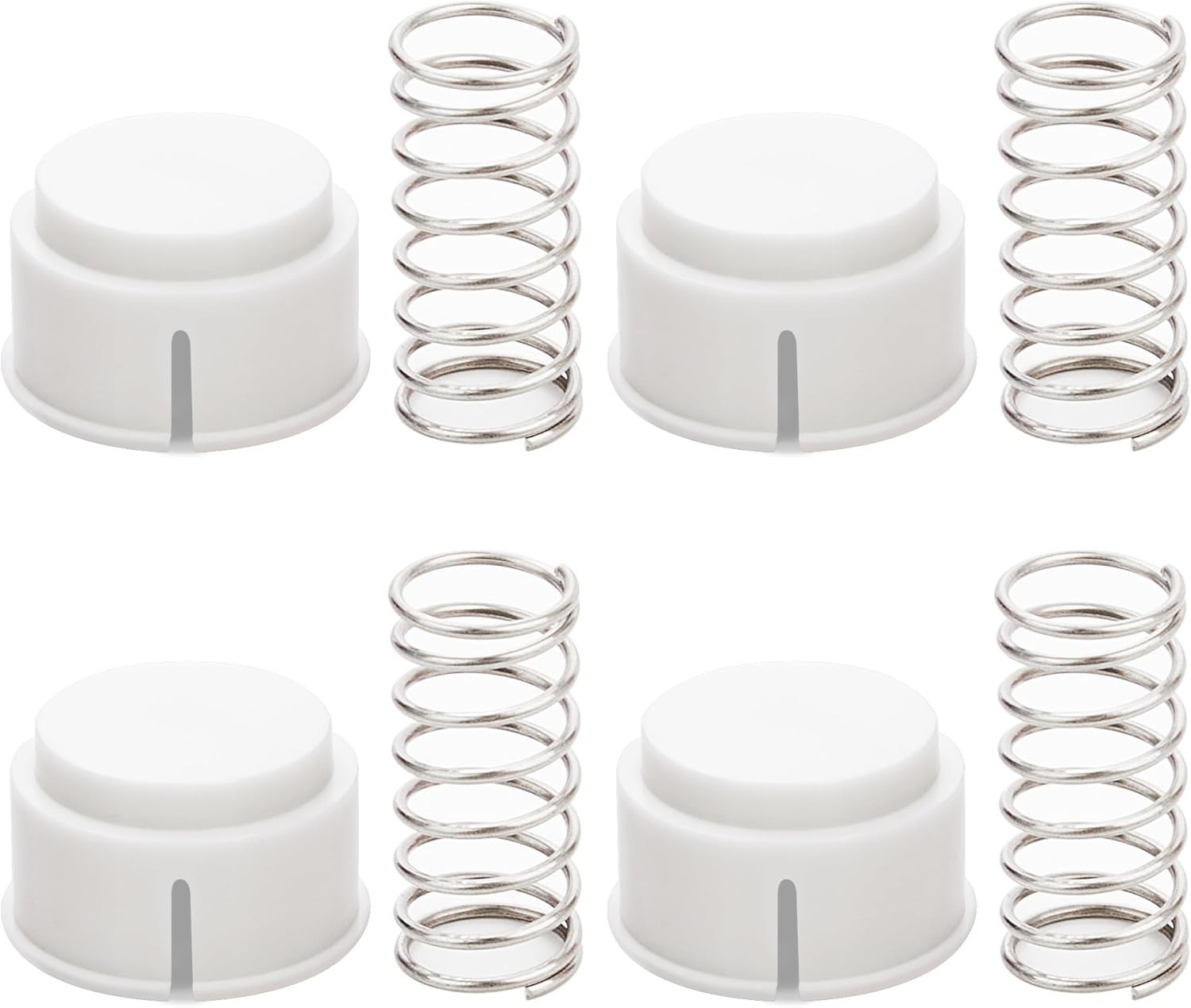 Cooler Button and Spring Compatible with Igloo Playmate Coolers, 4 Pack Lid Pus