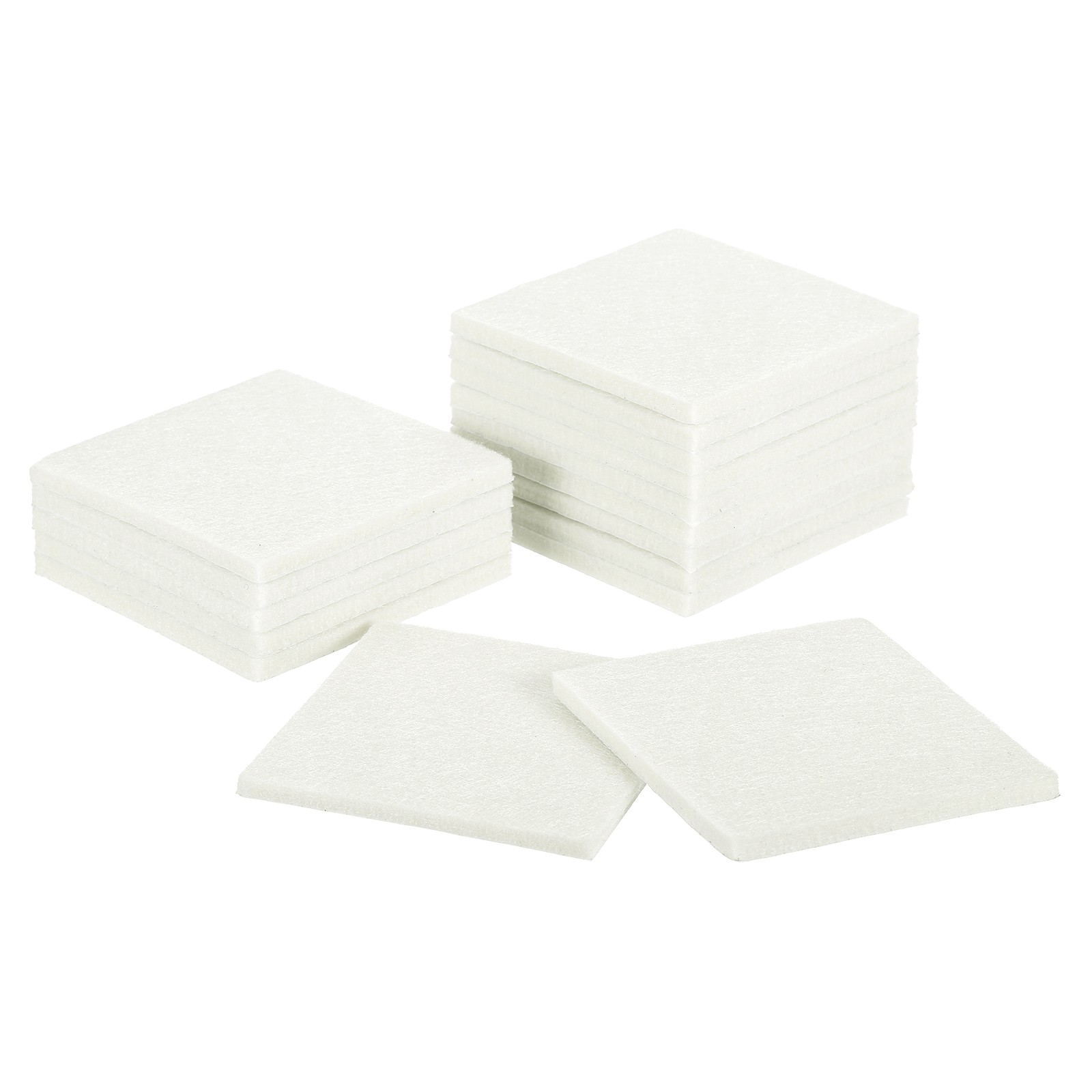 Furniture Pads, 16Pcs 3" Square Self Adhesive Felt Furniture Pads (Beige)