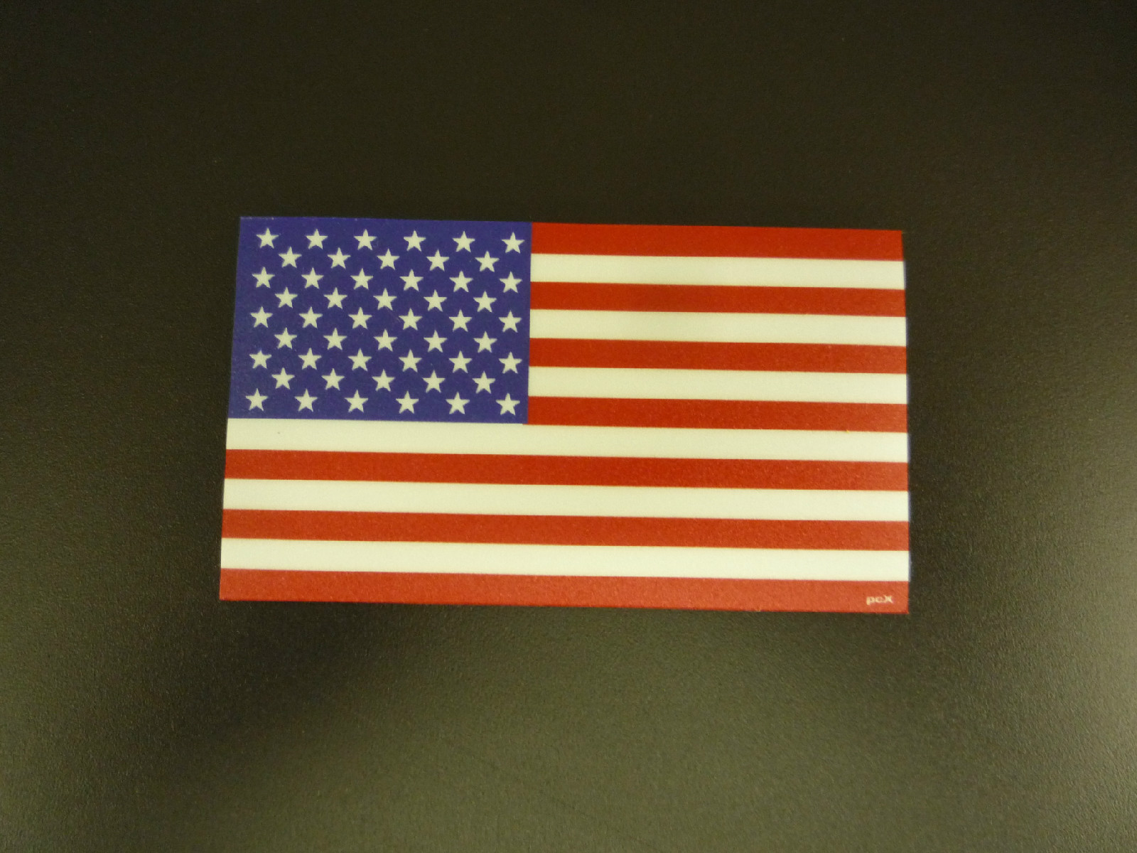 FORWARD USA FLAG RED AND BLUE PCX PATCH 2 pack 3.5"x2" W/ VELCRO® BRAND FASTENER