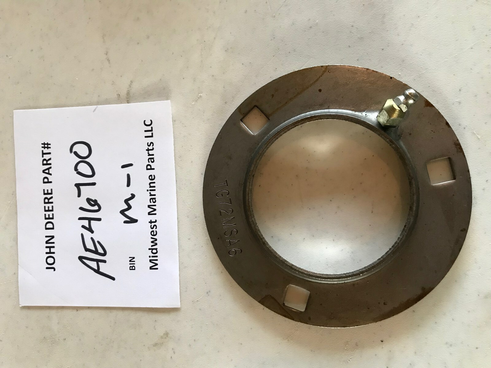 John Deere AE46700 bearing flange TG72MSA greasable
