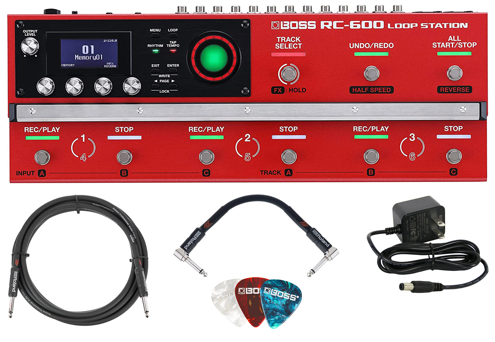 Boss RC-600 Loop Station w/ Power Supply