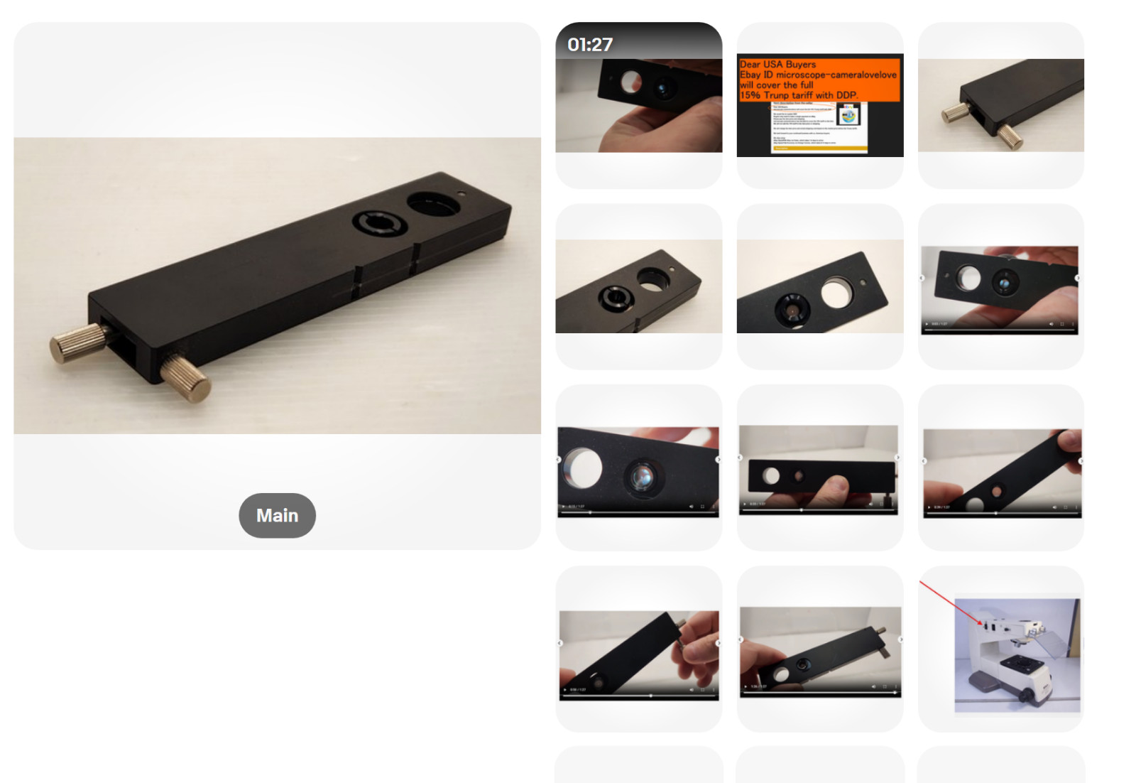 *Mint* Nikon Pinhole Slider for Optiphot 200 Microscope 34467