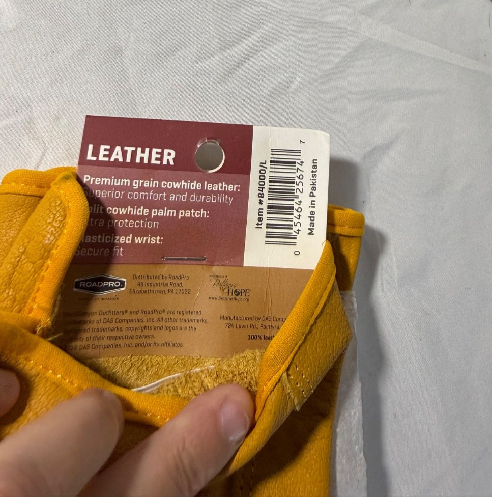 BlackCanyon Outfitters Grain Cowhide Leather 84000 Size L