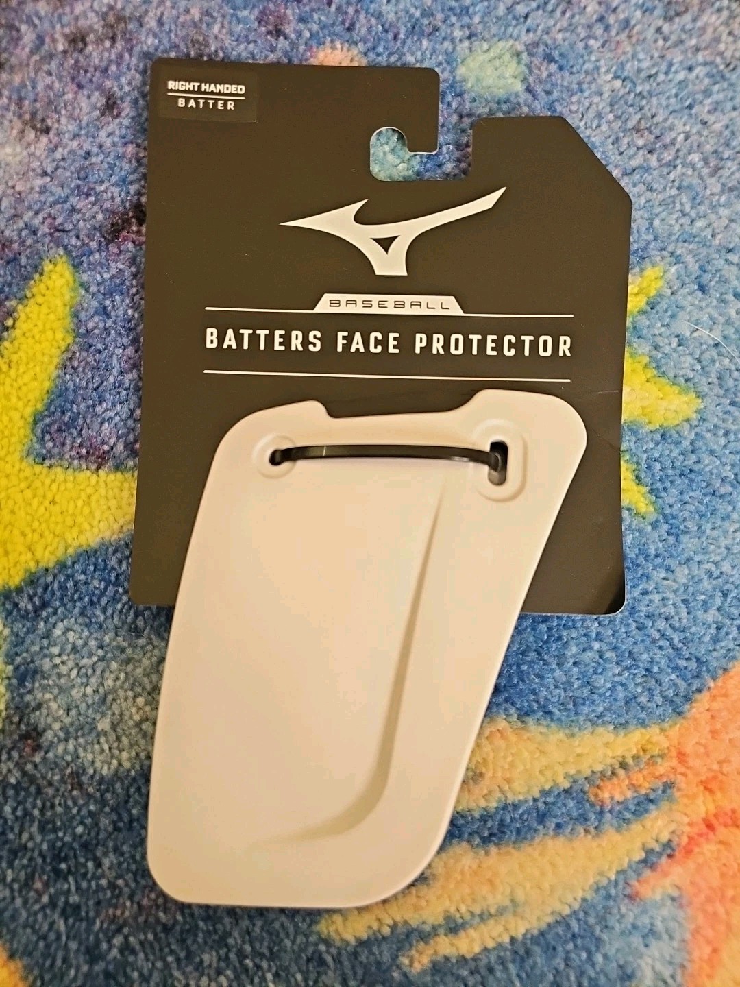 Mizuno Batters Face Protector, White, Right Hand Batter New