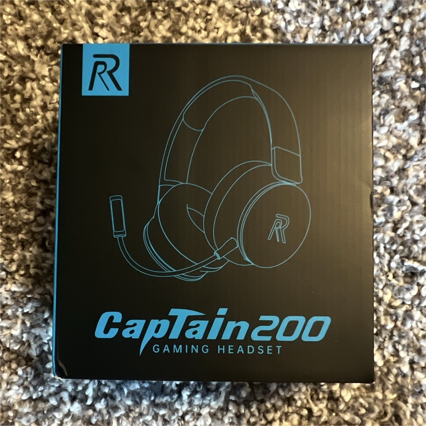 RYR Captain 200 Wireless Gaming Headset, Bluetooth/USB/3.5mm, Black