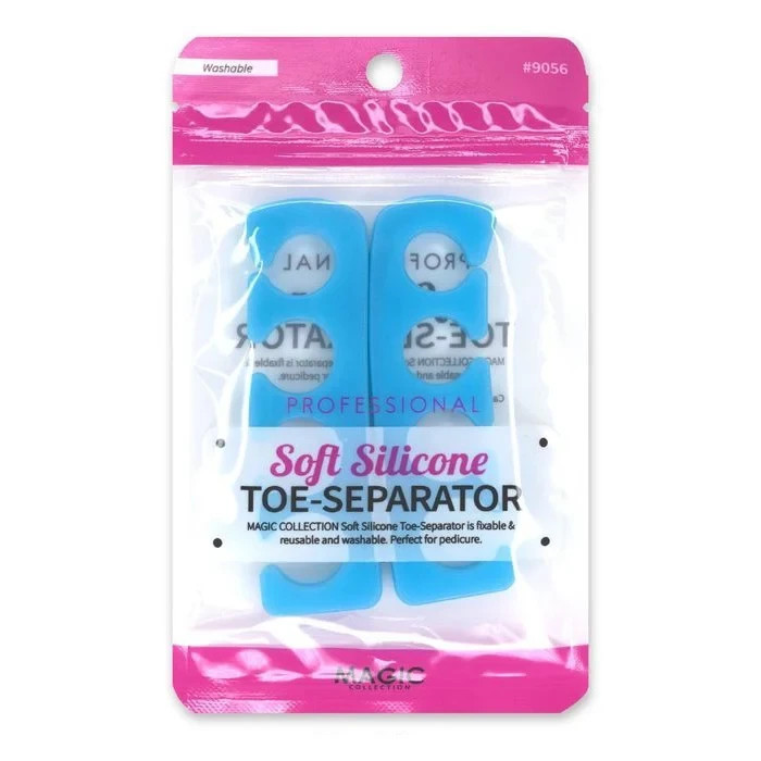 Professional Quality Pedicure Soft Silicone Toe Separator, Reusable/Washable