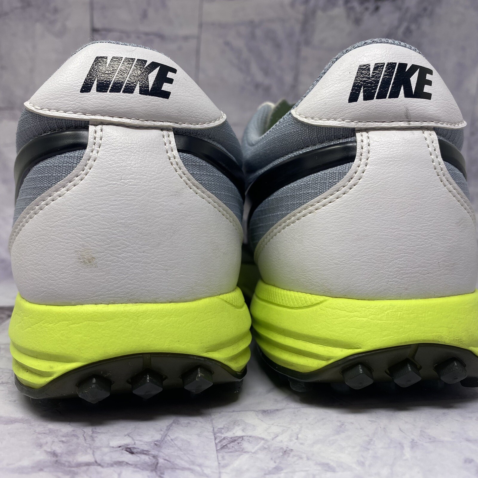 Nike Lunar Mont Royal Golf Shoes Spikeless Mens Sz 10 W Wide White 652531-101
