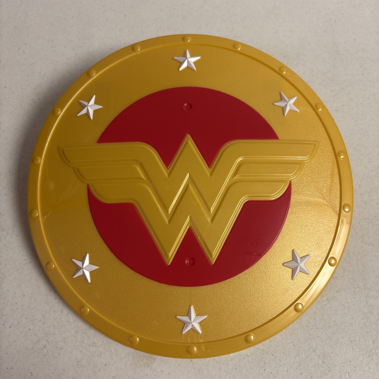 2016 Mattel DC Comics Wonder Woman Costume Shield Child Size 10”