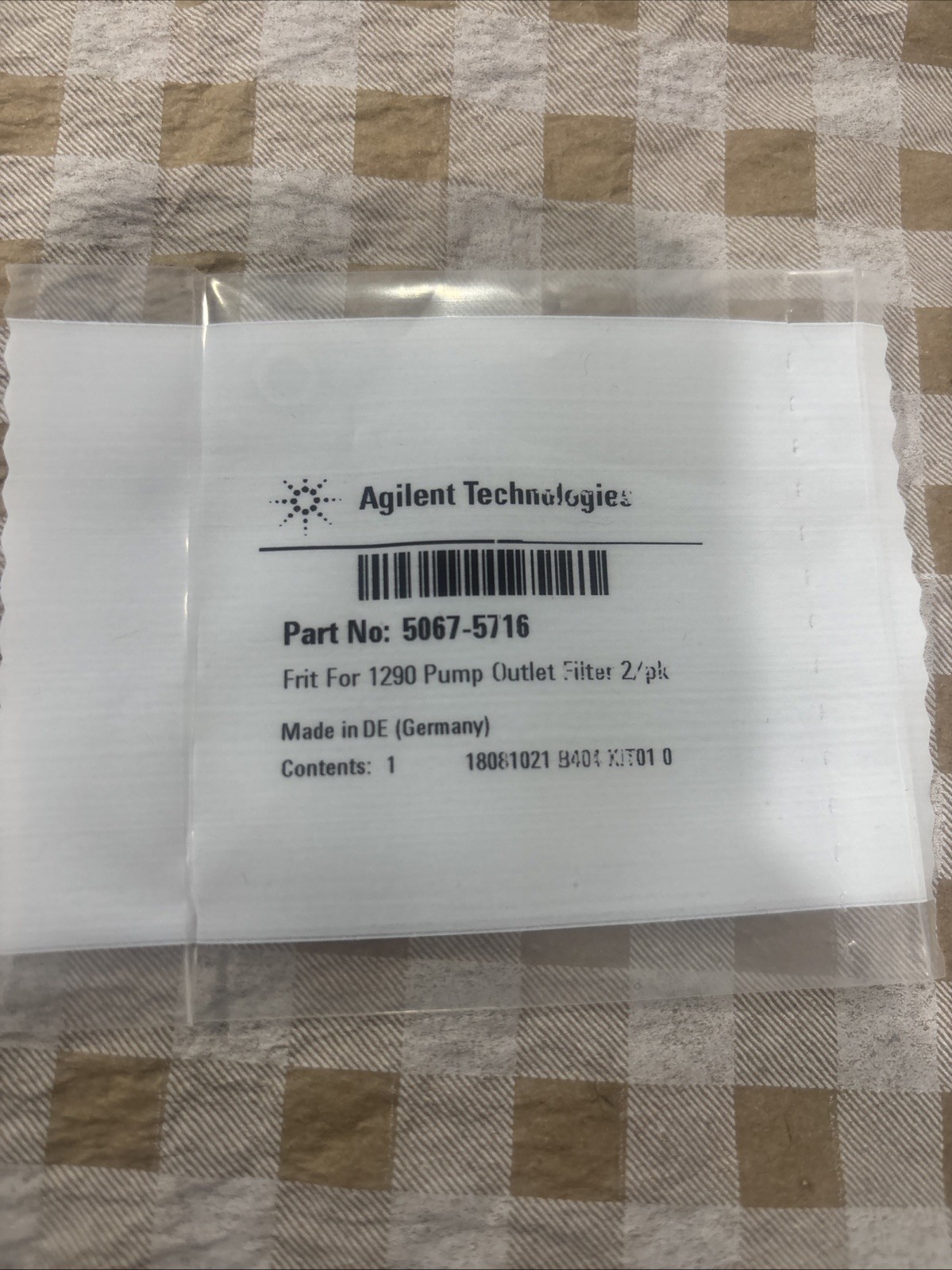 1pc NEW For Agilent 5067-5716 Frit For 1290 pump outlet filter