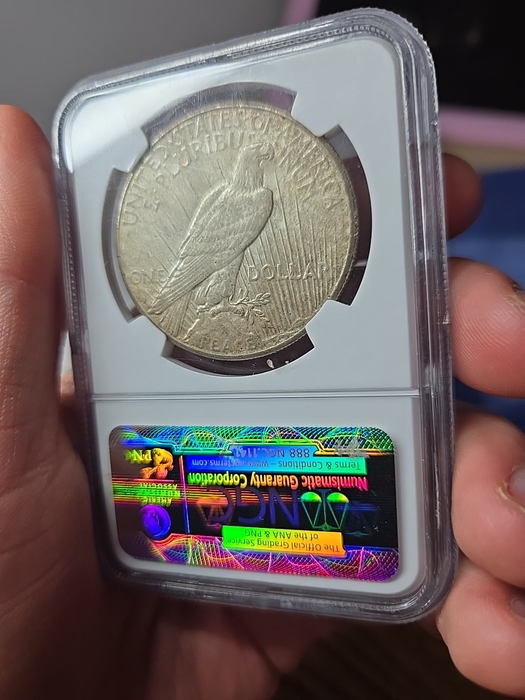 1924 S PEACE DOLLAR NGC MS60 NGC