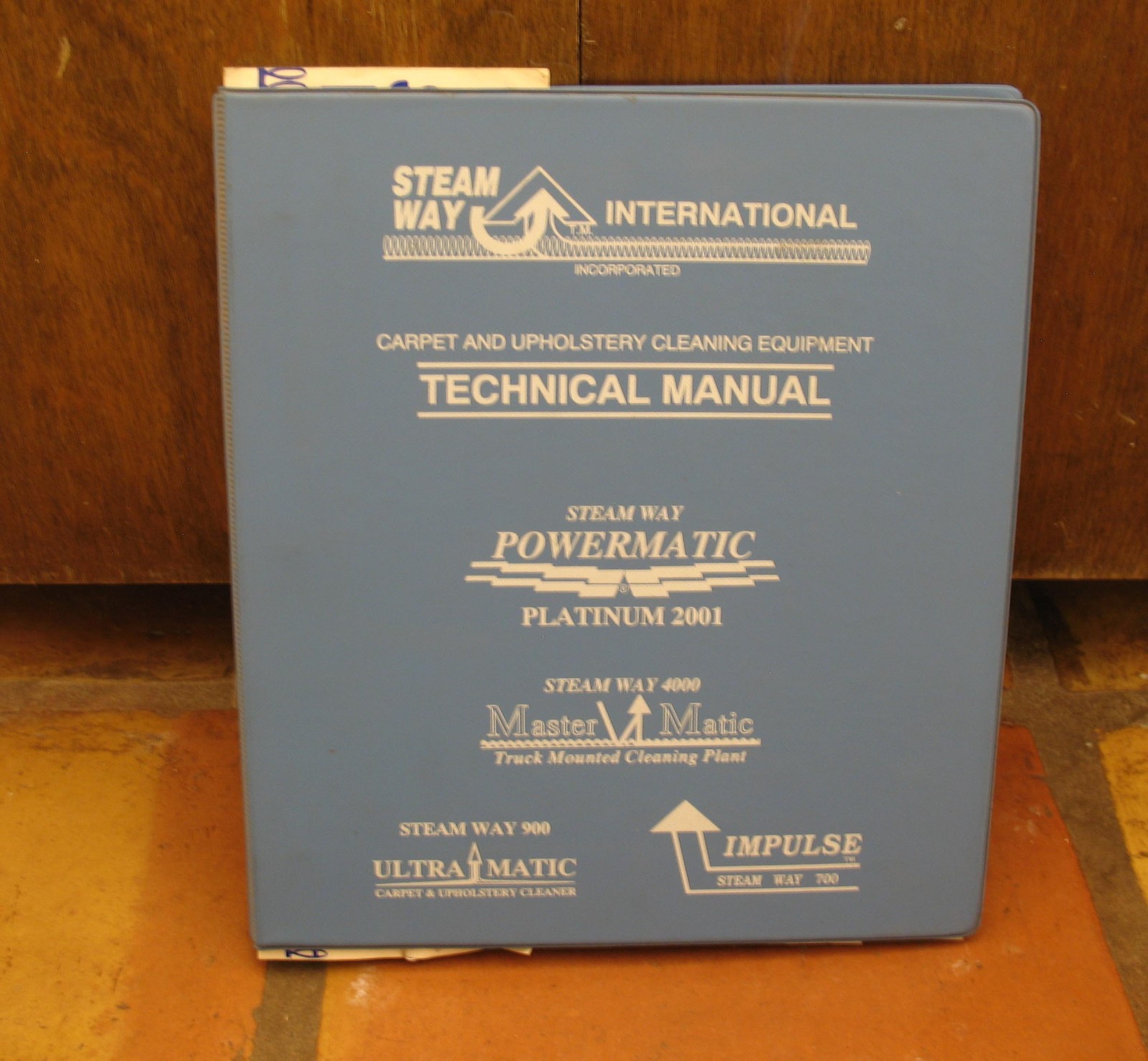 H21 - STEAM WAY CARPET AND UPHOLSTERY CLEANING EQUIPMENT TECHNICAL MANUAL