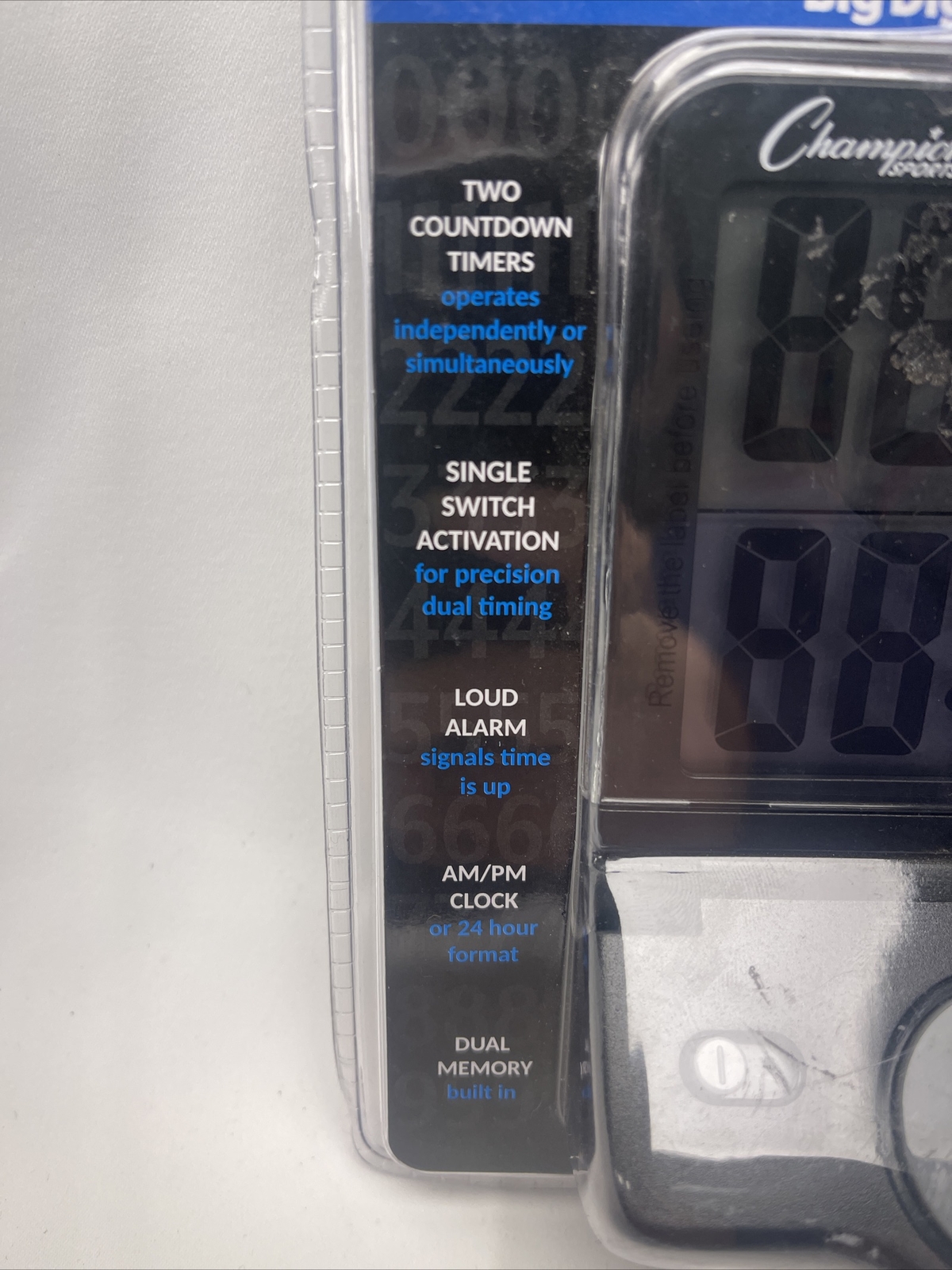 Electronic duel timer by Champion sport