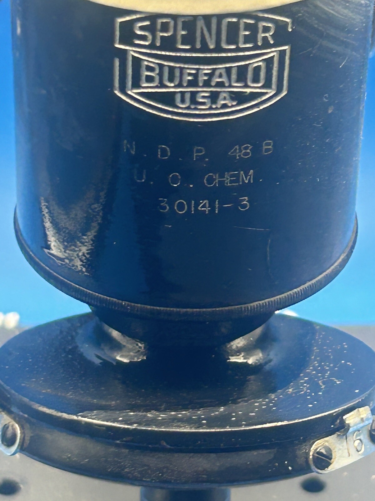 SPENCER BUFFALO USA 30141-3 07358 MICROSCOPE NDP 48 B