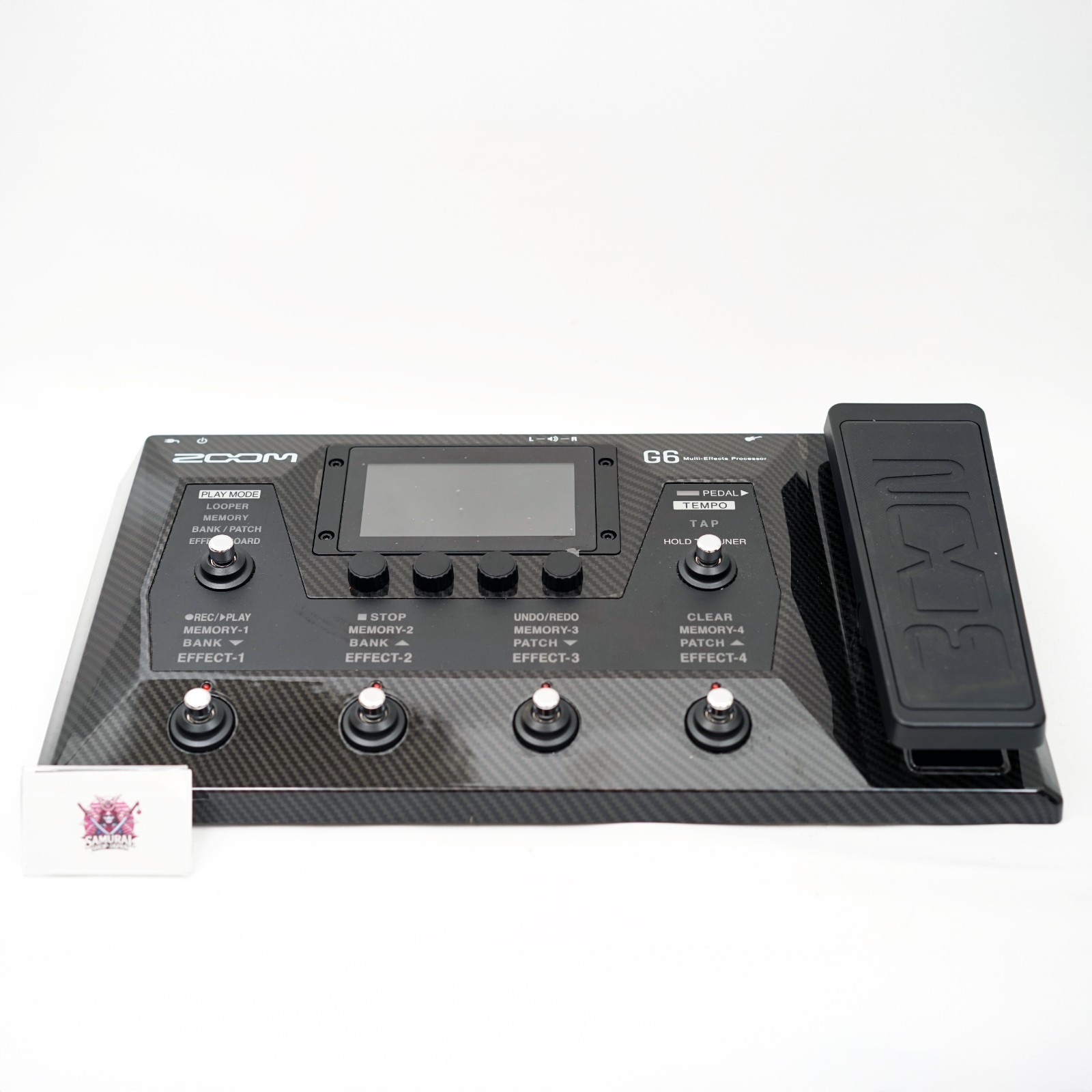 ZOOM G6 Guitar Multi-Effects Processor Pedal Amp Modeling w/ Case Unused Japan
