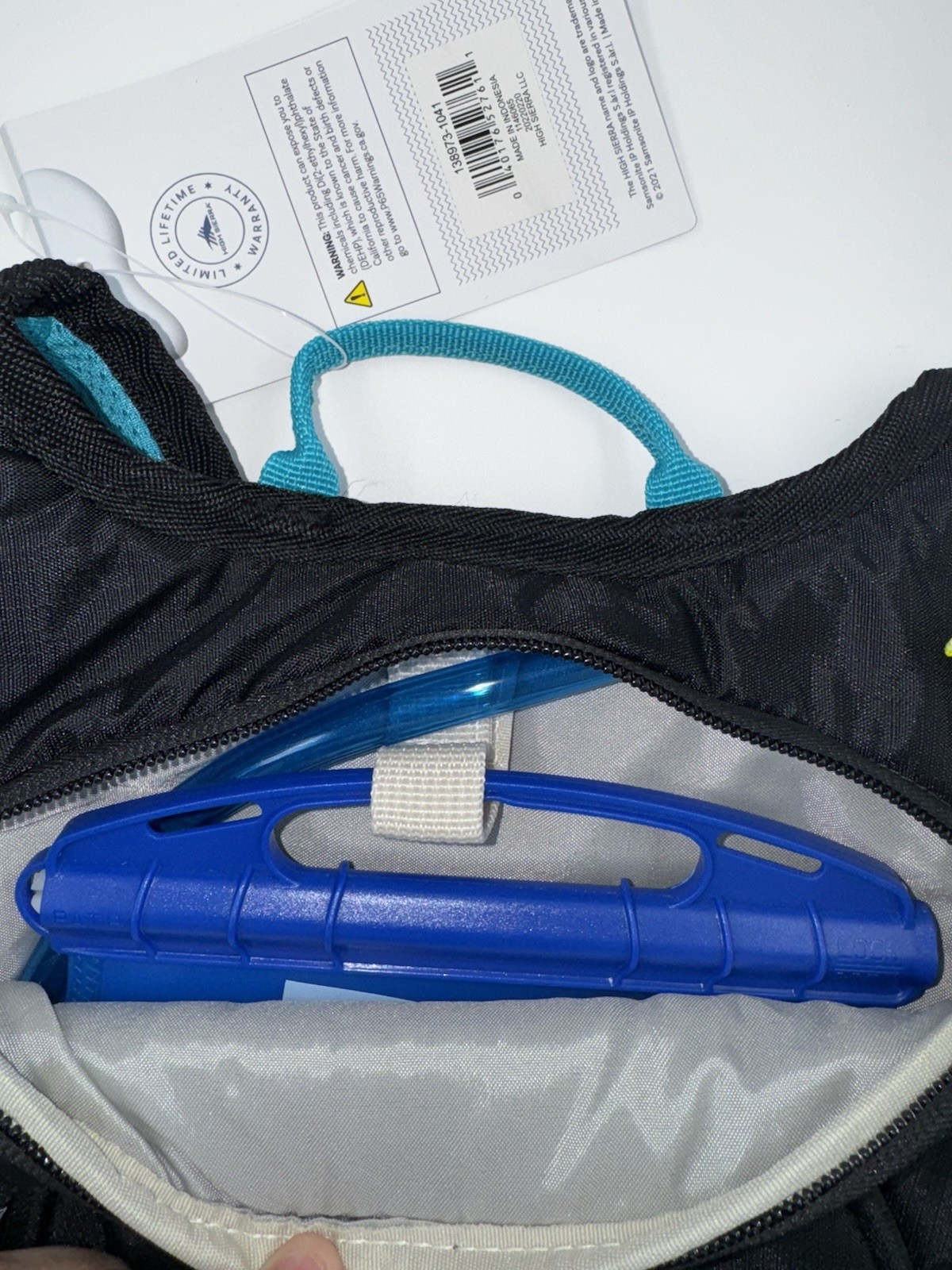 High Sierra Hydrahike 16L Hydration Water Backpack for Black/Blue
