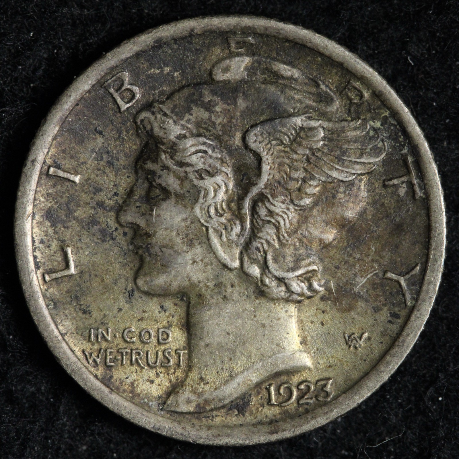 1923 Mercury Silver Dime UNC *UNCIRCULATED* MS SHARP E196 JYB