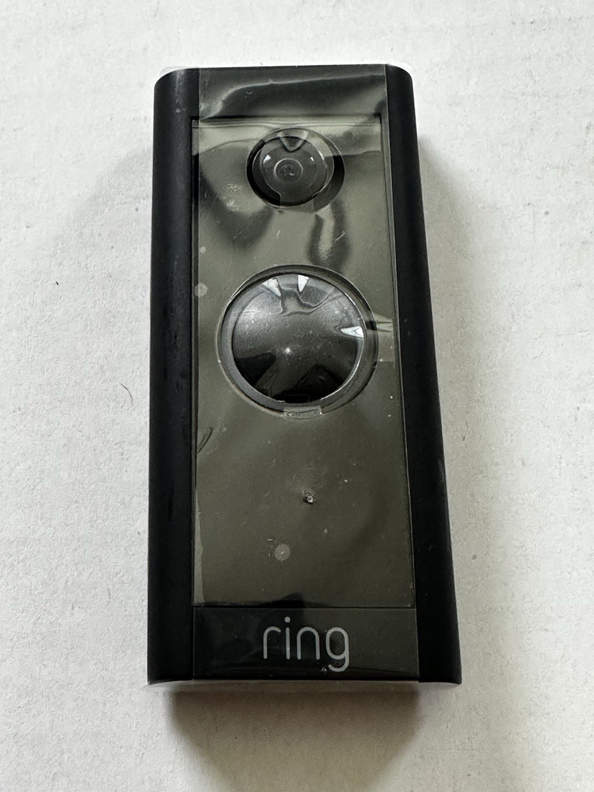 Ring Video Recording Doorbell Wired Camera Only Black WiFi Compatible 5AT3T5