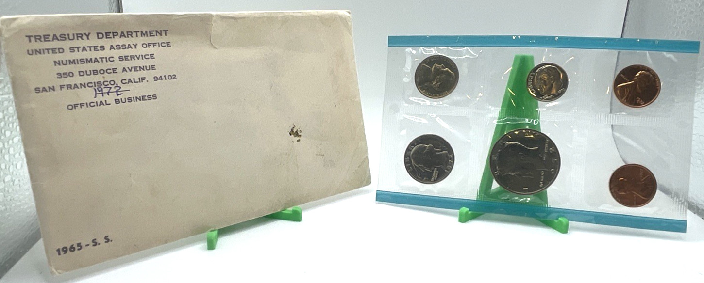 1972 U.S. Mint Uncirculated Coin Set – Mint Cello Packaging