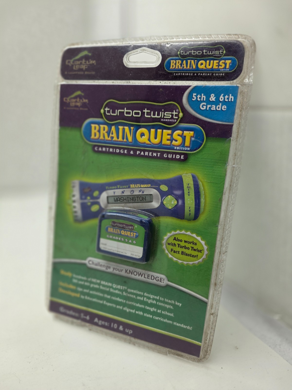 NEW Turbo Twist Brain Quest Cartridge Parent & Guide Grades 5 & 6   #i32