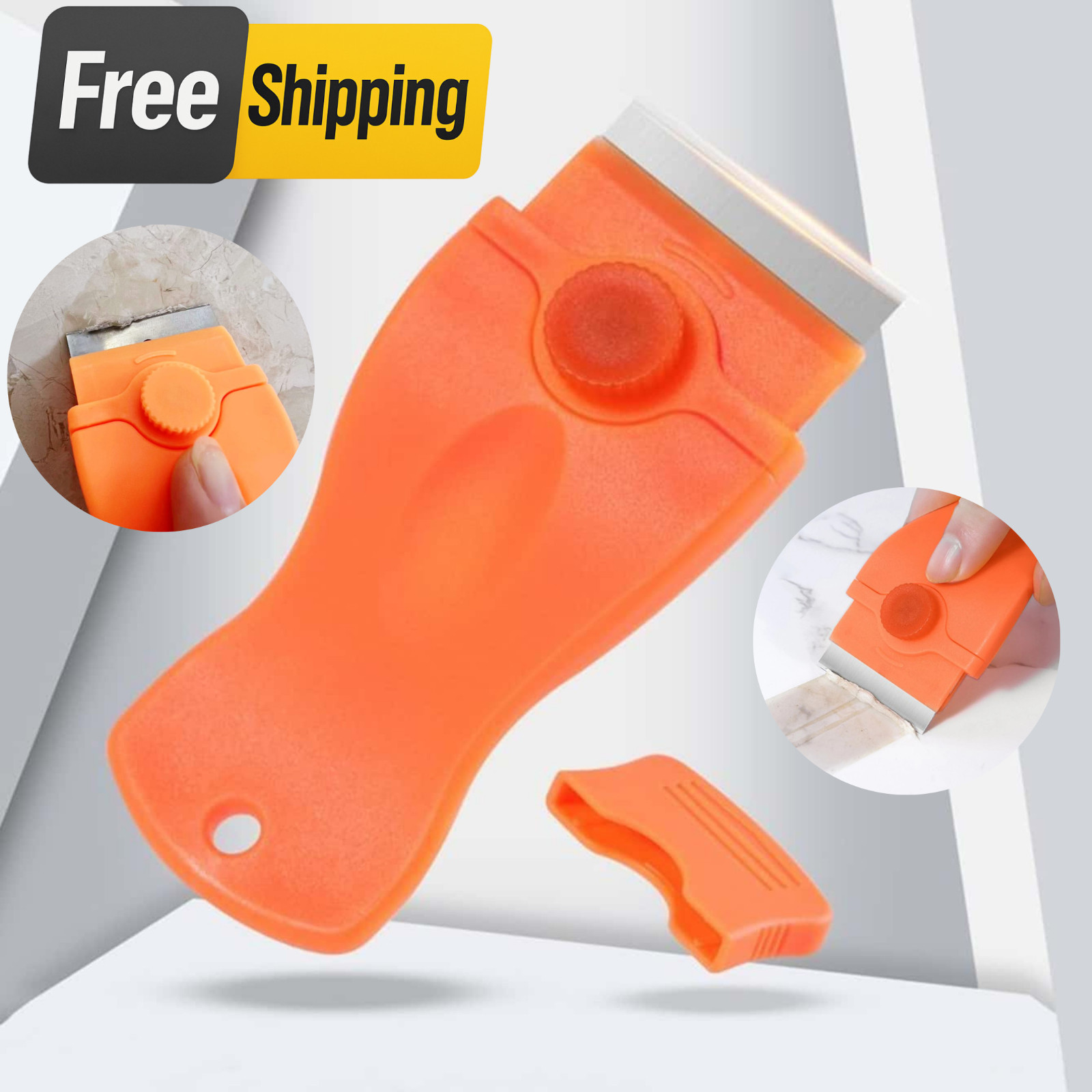Portable Multi Purpose Cleaning Scraper Tool Kitchen Bathroom Paint Cleaning US