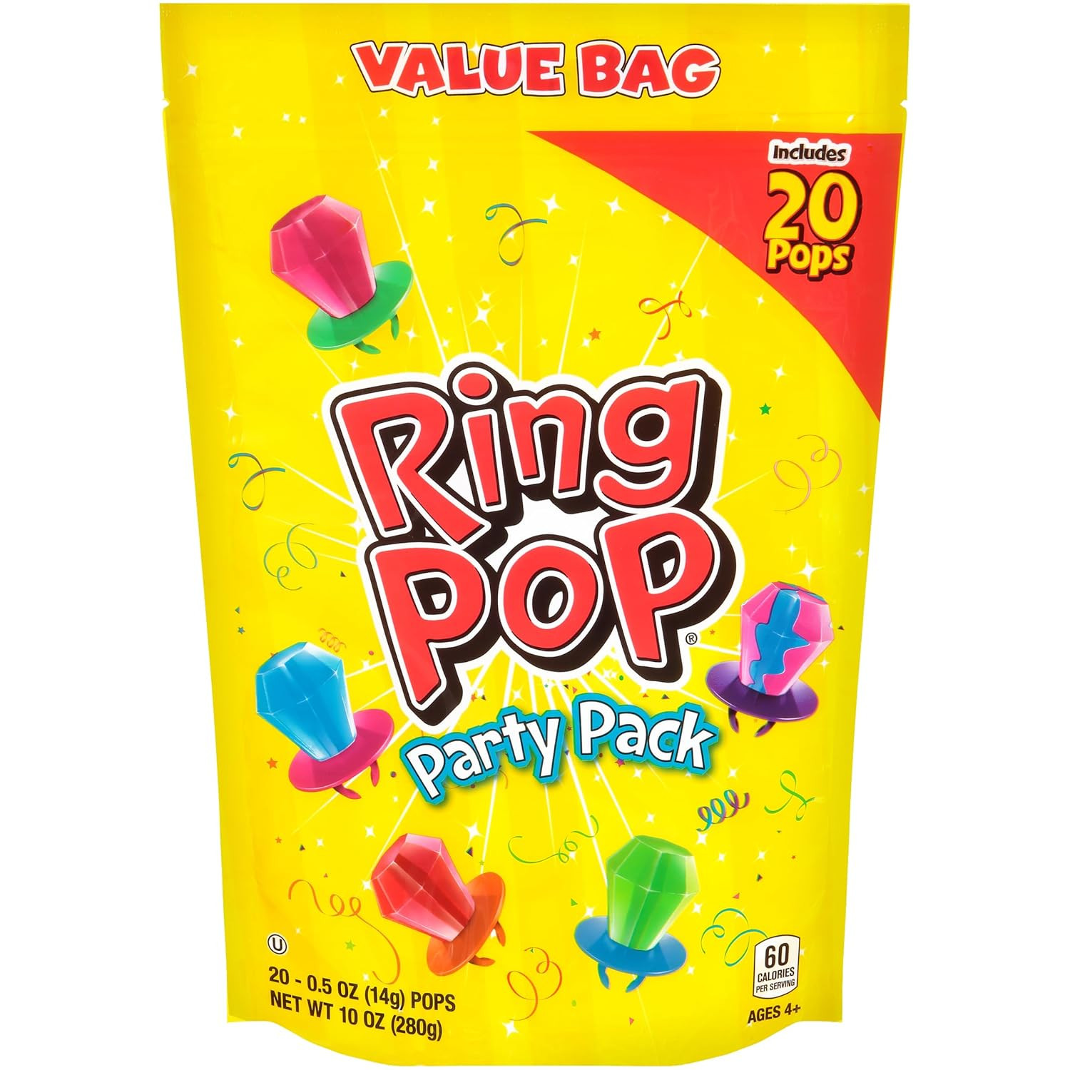 Lollipops - Bulk Candy Individually Wrapped Suckers Variety Party Pack- 20 Count