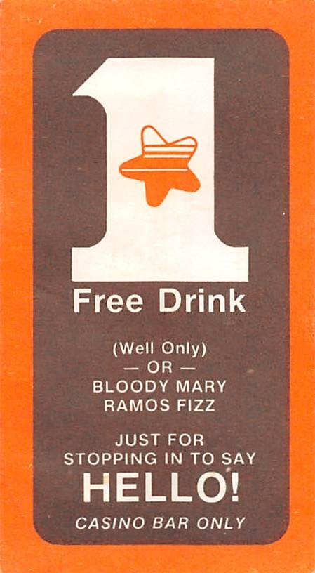 Peppermill Inn & Casino - Reno, NV - Vintage Paper Coupon