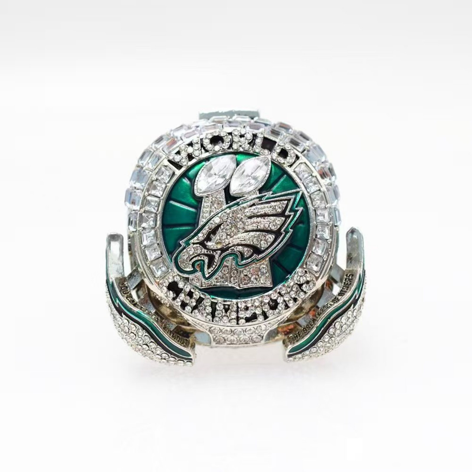 🦅 Eagles 2025 Fan Collectors Ring - Souvenir Football Memorabilia Size 11 🦅