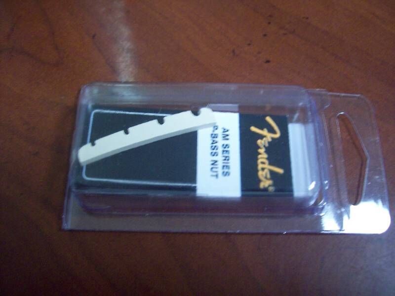 NEW Genuine Fender 1-5/8" Slotted Nut For P. Bass, 099-4921-000