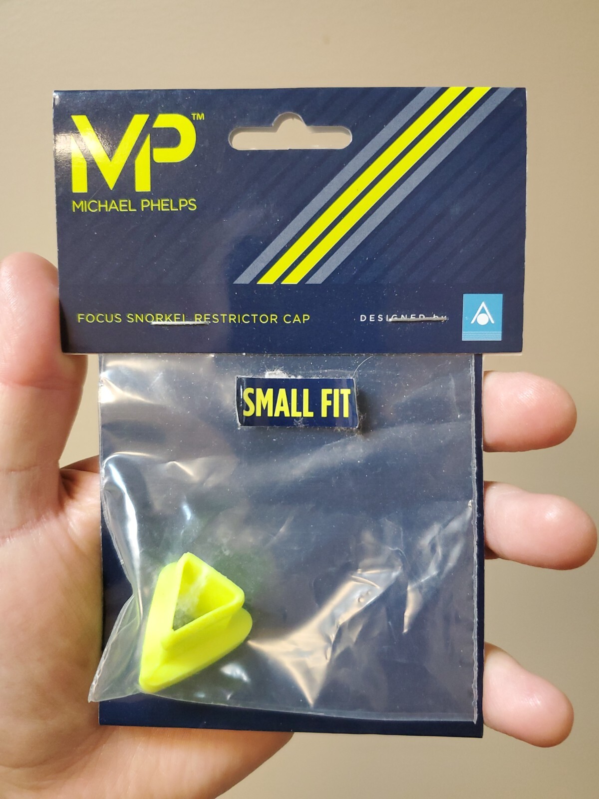 Aquasphere MP SMALL FIT Focus Snorkel Restrictor Cap Neon