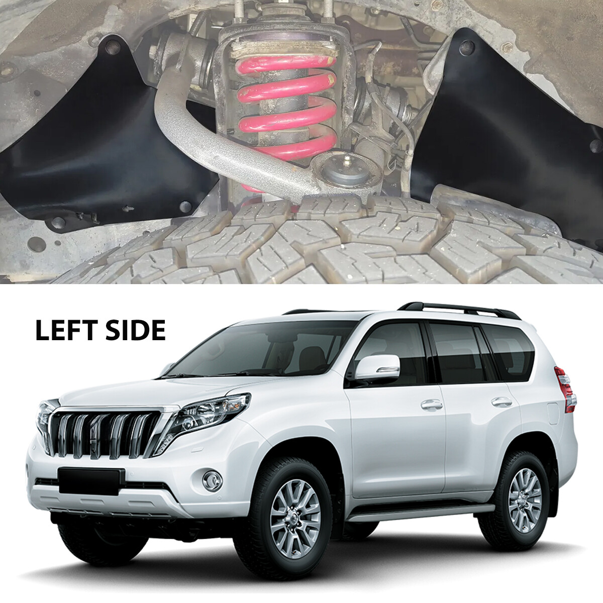 4PCS Splash Guard Fender Liner Shield for Lexus GX460 GX470 Toyota 4Runner 03-22