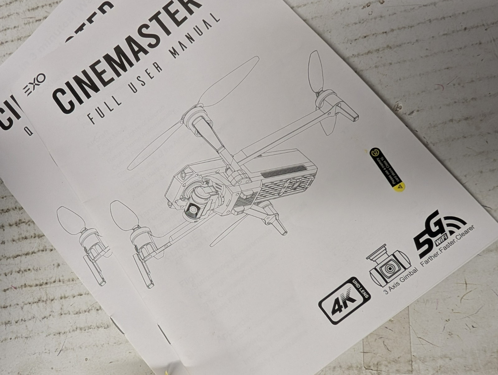 EXOCine Master DRONE Cinemaster 2 # Complete & Bagged