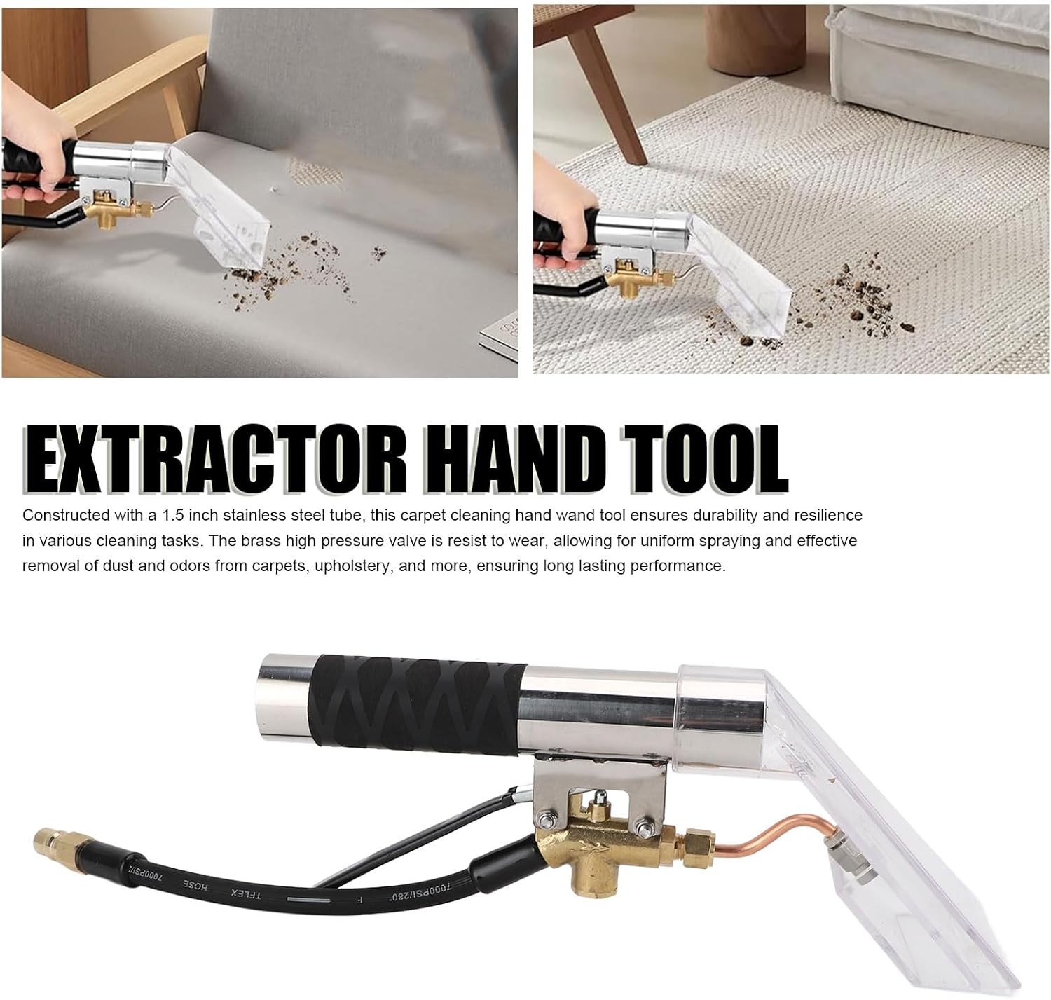 Car Carpet Extractor Extractor Hand Tool with Viewing Window Extractors