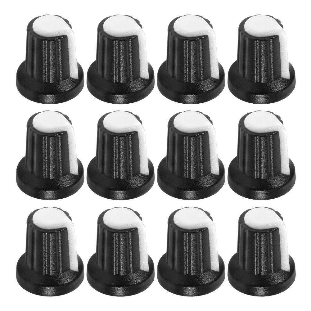 20 Pcs Volume Control Knobs Potentiometer Caps Replacement Plastic