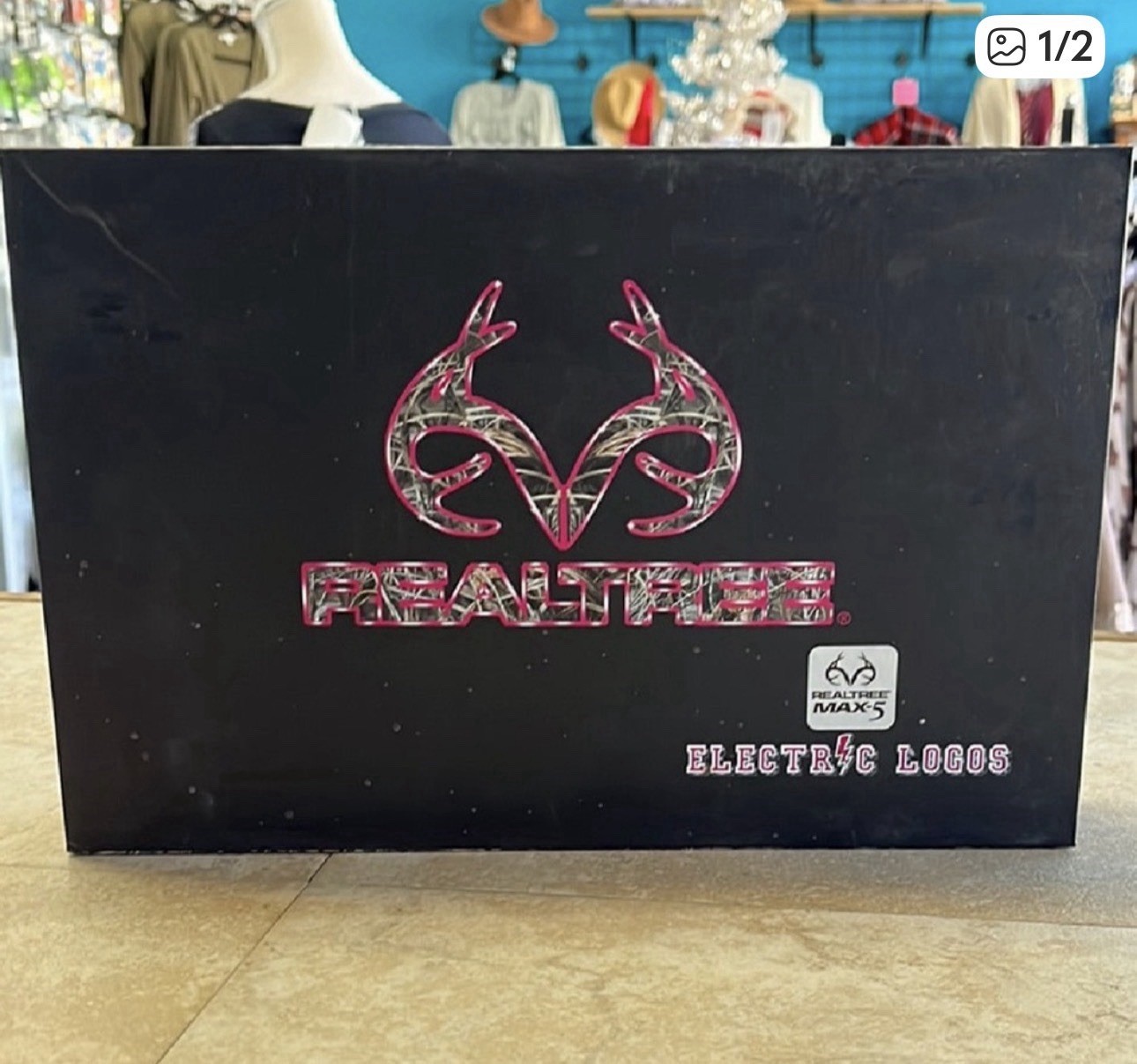 Realtree Electric Logo Light Up Sign