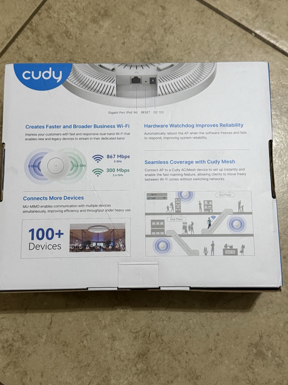 Cudy AC1200 Gigabit Wireless Access Point AP1300