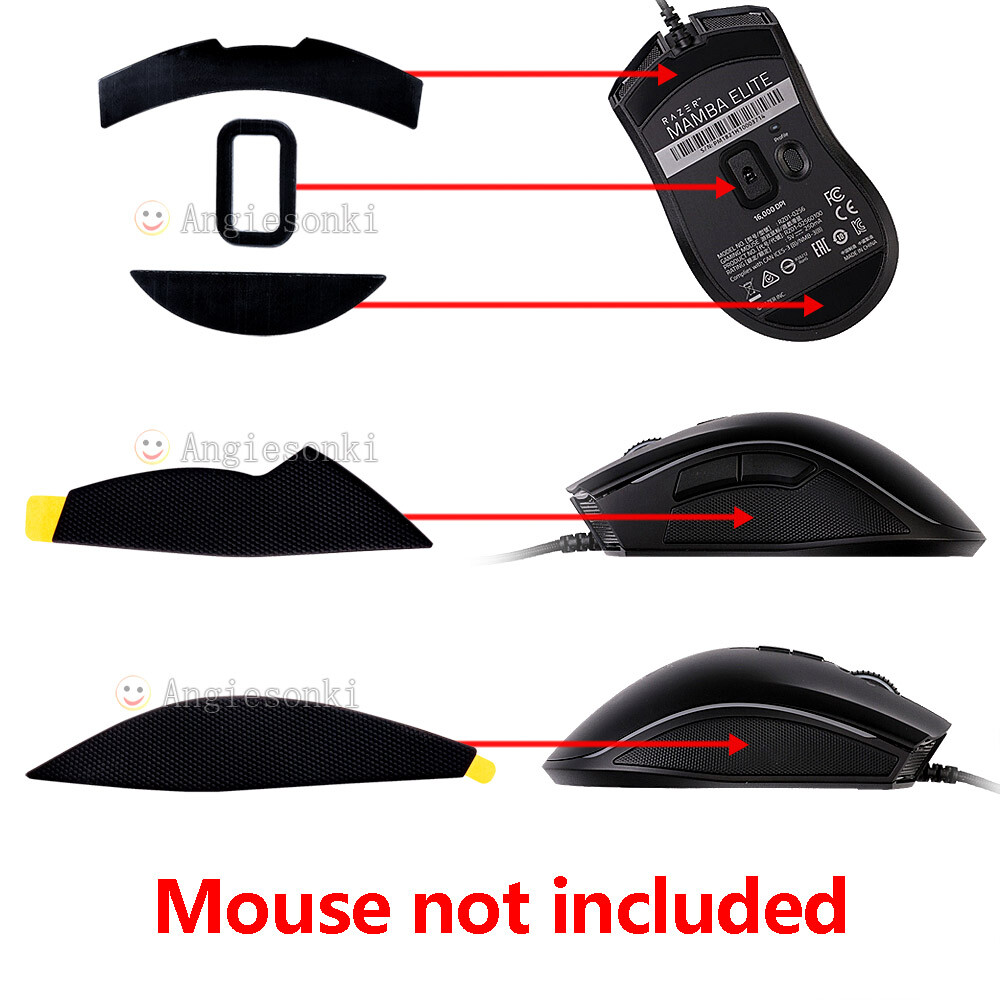 NEW Razer Mamba elite MouseMODEL NO. Side Antiskid+feet Skates replacement part