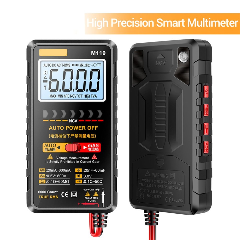 Capacitance Meter 6000 Count Tester Battery Operated High Accuracy Readings
