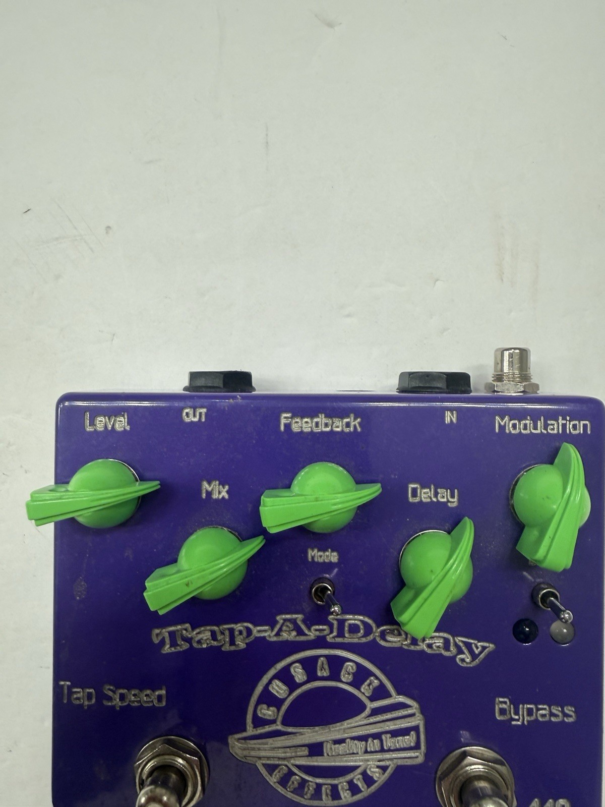 Cusack Music Tap-A-Delay Digital Delay Tap Tempo Modulation Guitar Effect Pedal