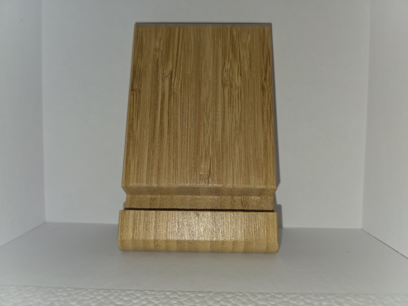 IKEA Wooden Phone Stand Holder Natural Bamboo Desk Cell Phone Stand